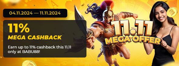 11% Mega Cashback